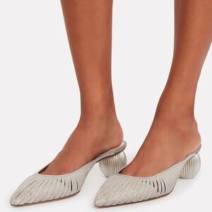 ⭐️ NEW ⭐️ CULT GAIA Alia Glitter Leather Mules